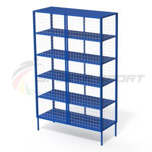 Купить Стеллаж для хранения инвентаря закрытый 1250х750х1500 (разборный) в Аткарске 