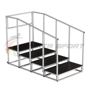 Купить Хоровой станок разборный четырехрядный с перилами в Аткарске 