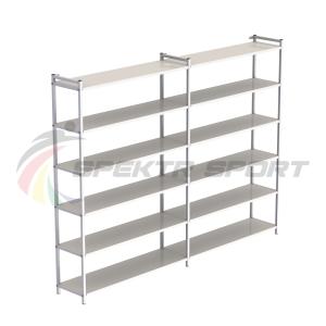 Купить Стеллаж для хранения инвентаря открытый (полки металл) 1900*2500*350 мм в Аткарске 