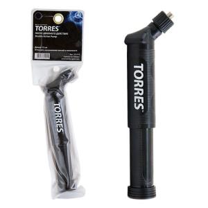 Купить Насос "TORRES" двойного действия, 15 см, пластик, с бок.горлов., игла (7 мм), черный в Аткарске 