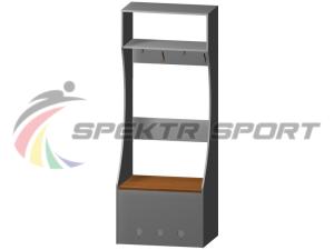 Купить Индивидуальное место хоккеиста (ЛДСП) ширина 800 мм в Аткарске 