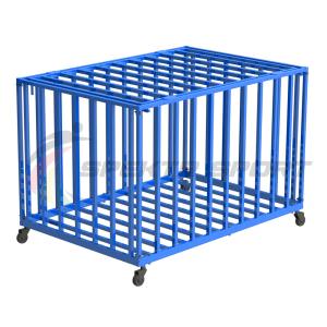 Купить Корзина для хранения мячей передвижная металлическая (стенки - мет. профиль) Разборная в Аткарске 