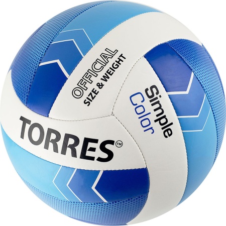 Купить Мяч волейбольный Torres Simple Color любительский р.5 в Аткарске 